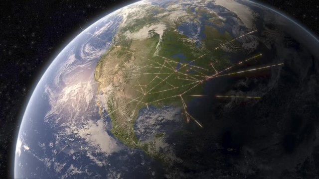USA Connecting to the World - Planet