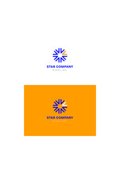 Star company logo template.