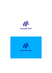 Building corp company logo template.