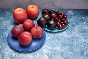 view of variety of red fruits