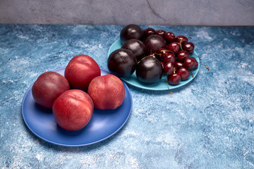 view of variety of red fruits