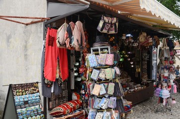 Fototapeta na wymiar Bosnie: Vieille ville de Mostar
