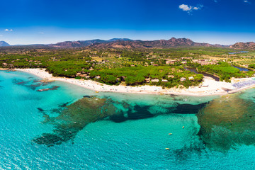 Cala Ginepro beach on Sardinia island, Italy, Europe.