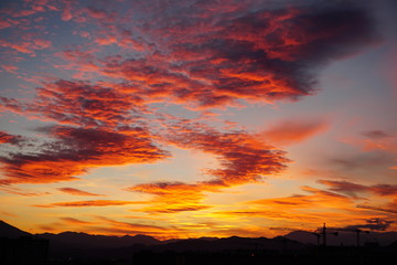 Fototapeta premium atardeceres en malaga