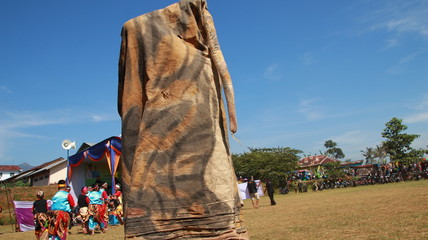 Kuda Lumping, a Javanese traditional art, besides also mystical dance, n Batang / Jawa Tengah...