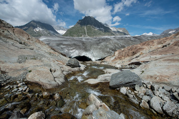 Fototapeta na wymiar Aletschgletscher