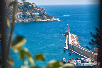 view of the city Nice