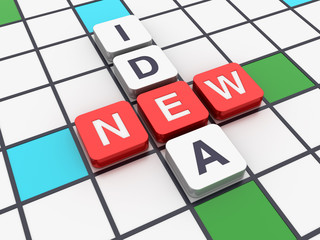 Crossword Series: NEW IDEA - High Quality 3D Rendering