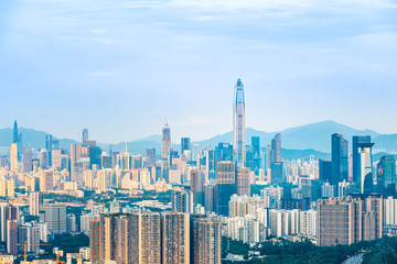Shenzhen City, Guangdong, China city skyline