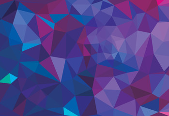 Abstract multicolor purple and blue background. Vector polygonal design illustrator