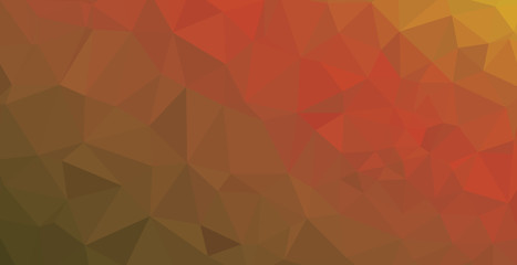 Abstract multicolor orange son background. Vector polygonal design illustrator