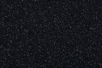 Glitter background, new texture in strict black tone with sparkles. High quality texture in extremely high resolution, 50 megapixels photo.