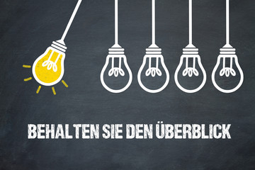 Behalten Sie den Überblick