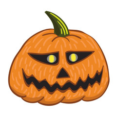 Pumpkin halloween  Vector Illustration for Decor and Design