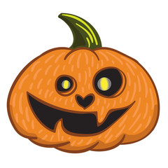 Pumpkin halloween  Vector Illustration for Decor and Design