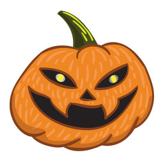 Pumpkin halloween  Vector Illustration for Decor and Design