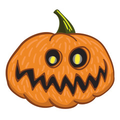 Pumpkin halloween  Vector Illustration for Decor and Design