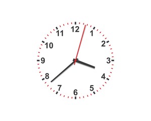 Fototapeta na wymiar clock,time logo icon illustration design vector