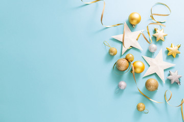 Minimalist Christmas Flat Lay Background