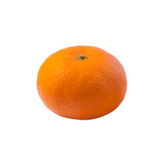 Mandarin isolated on white background. Clipping path