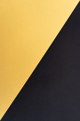 Blank gold and black geometric diagonal vertical background. Layout for business, posters and banners.