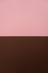 Blank brown and pink striped vertical background. Layout for business, posters and banners.