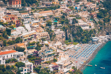 Beautiful coastal towns of Italy - scenic Positano in Amalfi coast