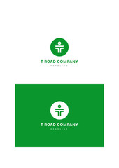T smile corp company logo template.