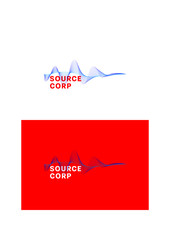 Source corp company logo template.