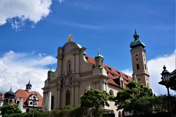 Church of the holy spirit in the city center of Munich