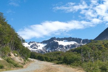 Fototapeta na wymiar The Martial Glacier, Tierra del Fuego, Argentina