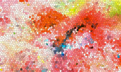 Fundo abstrato de mosaico colorido