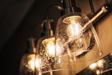 lighting fixture side view