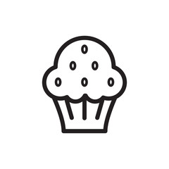 croissant icon vector flat design