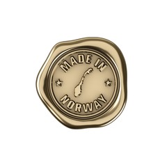 Product manufactured in Norway. Golden seal of quality.