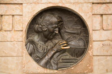Cristogfer Columbus monument at Torino, Italy
