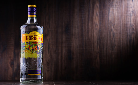 Bottle of Gordon's London Dry gin