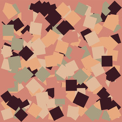 Abstract Generative Art color distributed squares polygons background illustration