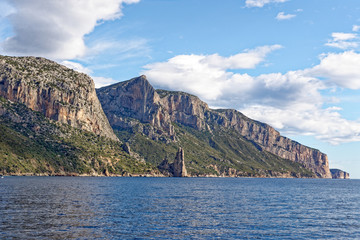 Obraz premium Sailboat off the coast of Sardinia - Italy