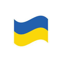 vector illustration of Ukraine flag sign symbol