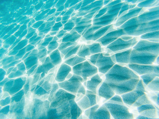 tropical blue ocean underwater background - luxury nature pattern