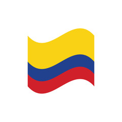 vector illustration of Colombia flag