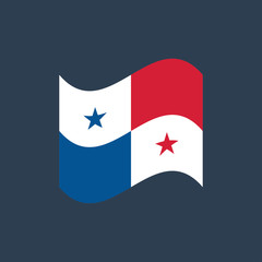 Panama flag vector