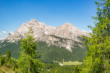 View of the mountains near Lake Misurina, Belluno - Italy