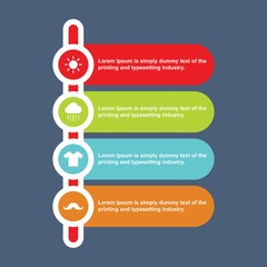Infographic business template vector illustration