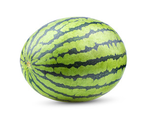 watermelon isolated on white background. full depth of field