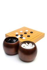 black & White stones - board game 'iGO'  - strategy board game