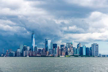Obraz premium Skyline wieżowców na Manhattanie, Nowy Jork, USA
