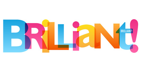 colorful vector typography banner