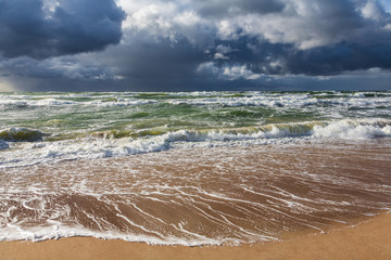 The Baltic Sea Coast after a Storm, Juodkrante, Curonian Spit, Lithuania
